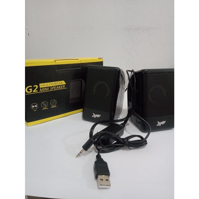 Jual Speaker USB Mini Spiker PC Laptop Komputer Game RGB Bass K-One G2 ...
