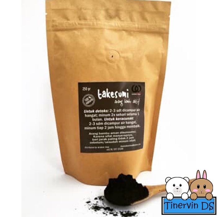 Jual Takesumi Powder / Arang Bambu Aktif Bubuk / Active Bamboo Charcoal ...