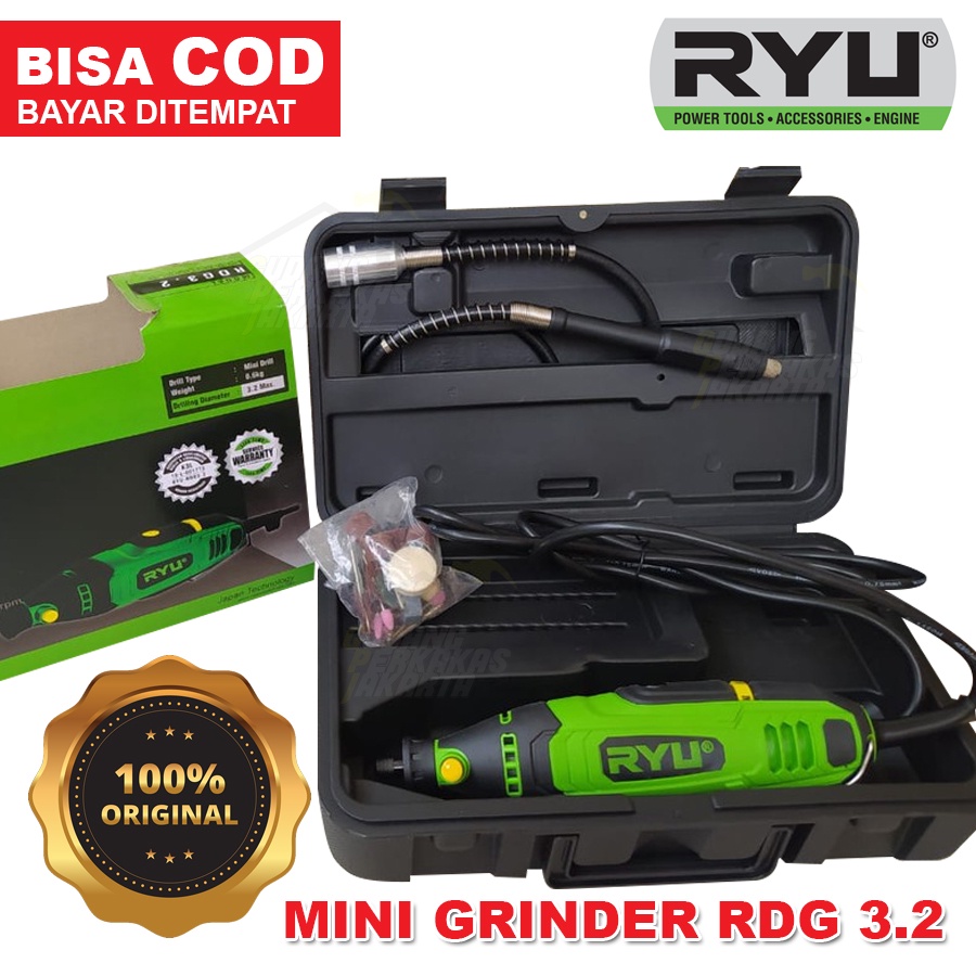 Jual RYU Mesin Gerinda Mini / Mini Die Grinder Ryu Rdg 3.2 Tuner Mini ...