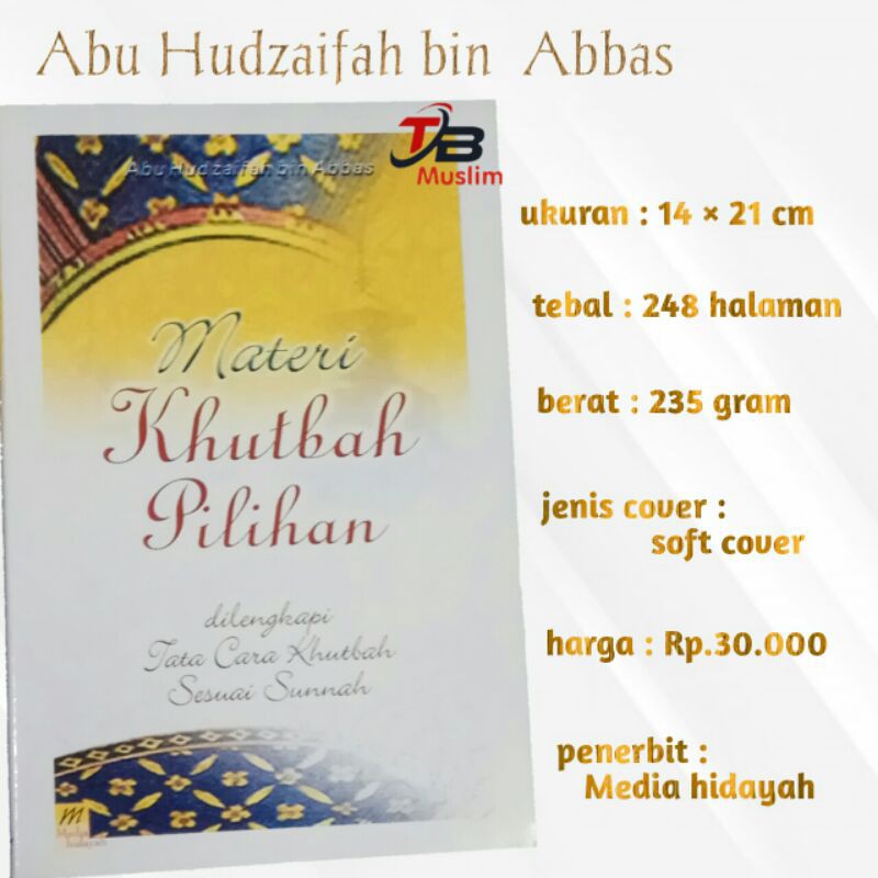 Jual Materi Khutbah Pilihan Dilengkapi Tata Cara Khutbah Sesuai Sunnah ...