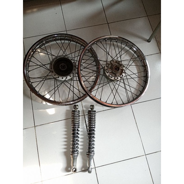 Jual Velg Depan Belakang Supra X Sebleker Mangkok Kopling