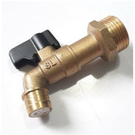 Jual Kran Air SINLOG 3/4" inch KUNINGAN /Keran air Kamar mandi | Shopee