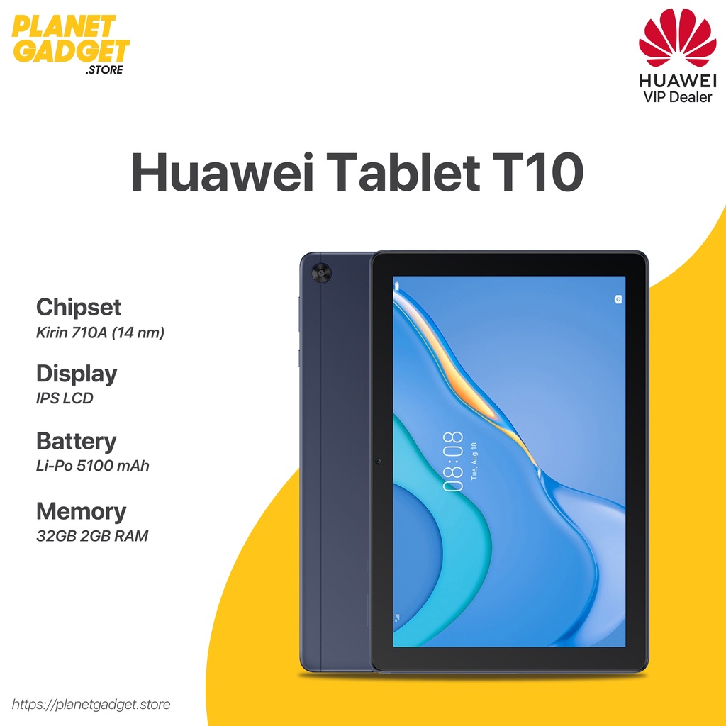 Jual Huawei Tablet T10 Deep Sea Blue [Garansi Resmi Huawei] Shopee