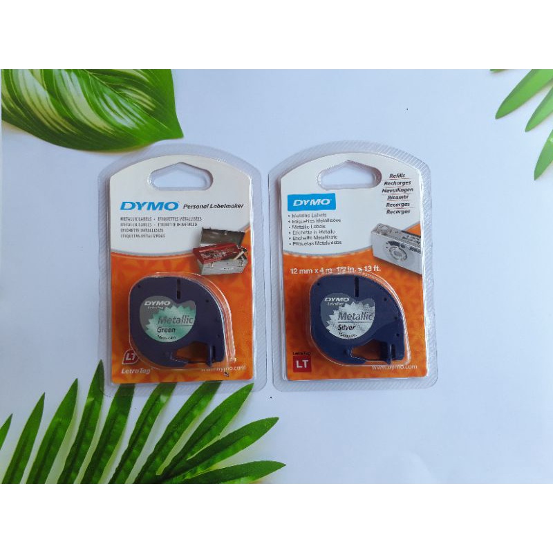 Jual DYMO LetraTag Metallic Label Personal Labelmaker 12mm x 4m Label ...
