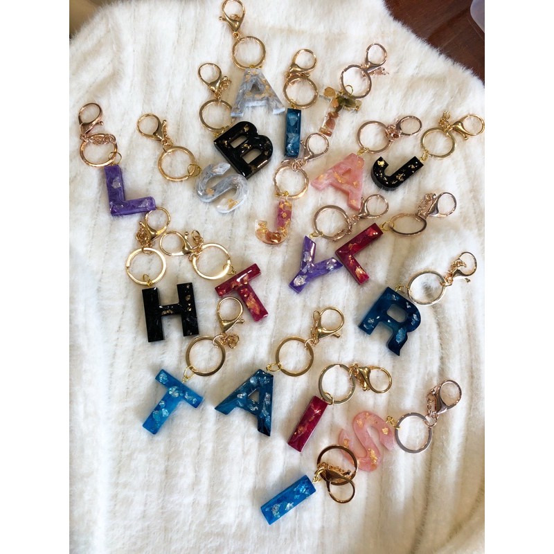 Jual Custom Resin Keychain Marble Wedding Souvenir Souvenirs Gantungan Kunci Resin