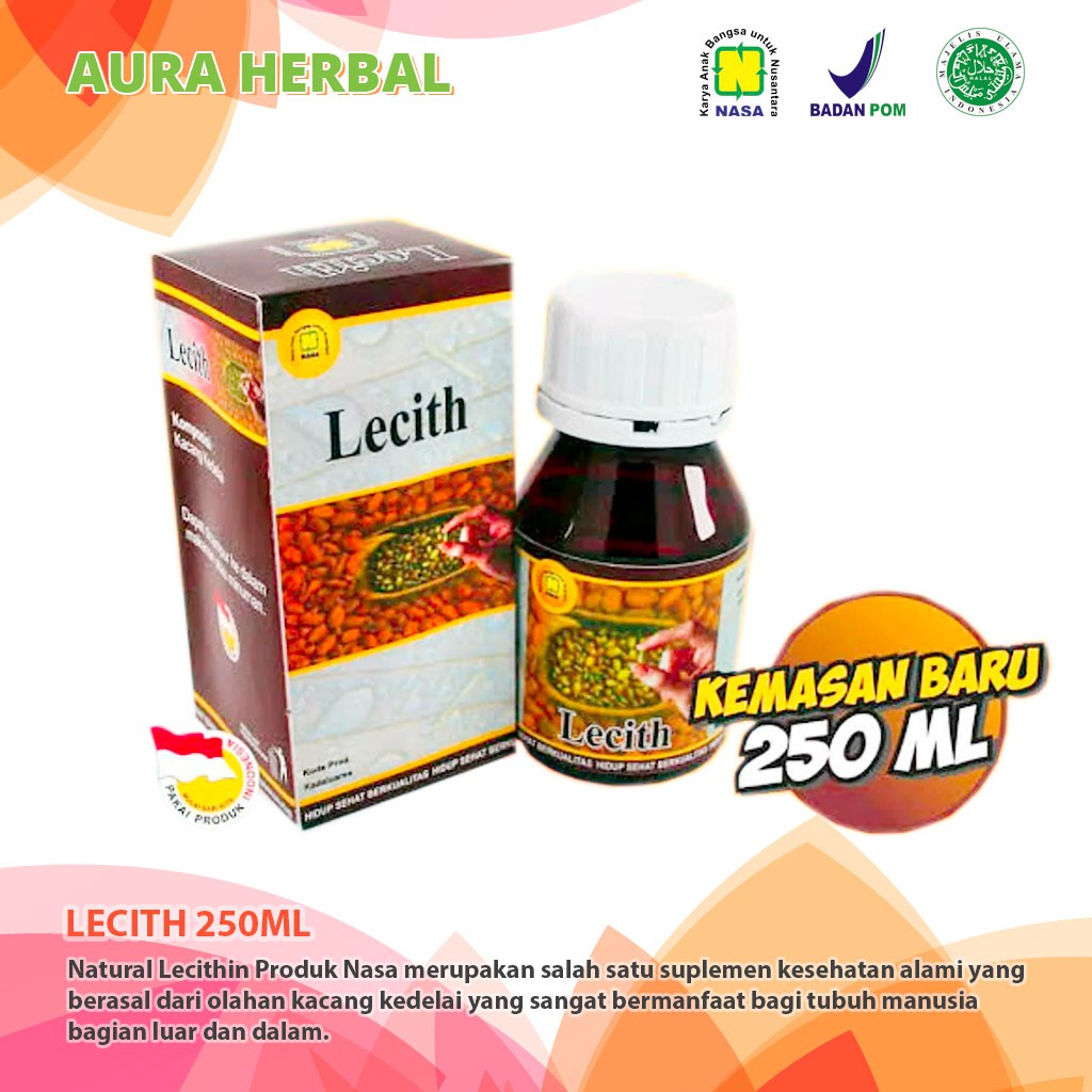 Jual Lecithin Lecith 250ml Asli NASA Mengatasi Masalah Luar dan Dalam (Bagus untuk