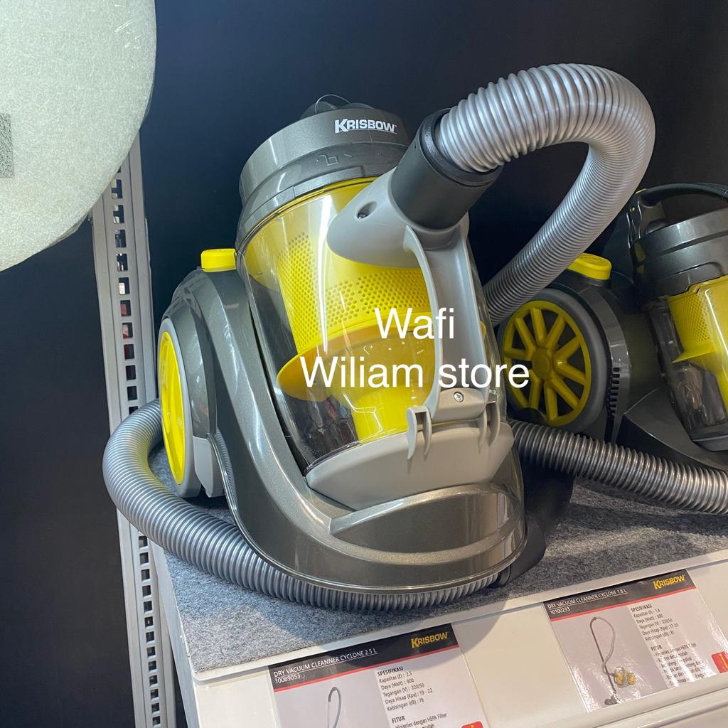 Jual Krisbow Vacuum Cleaner dry/Penghisap Debu Kering Cyclone 2.5 liter