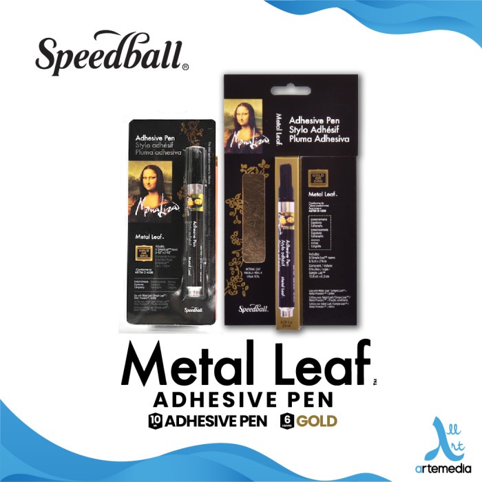 Jual Speedball Mona Lisa Lem Adhesive Pen Metal Leaf Shopee Indonesia