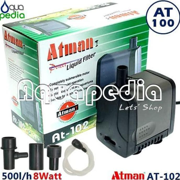 Jual ATMAN AT-102 Pompa Air Aquarium Submersible Water Pump | Shopee ...