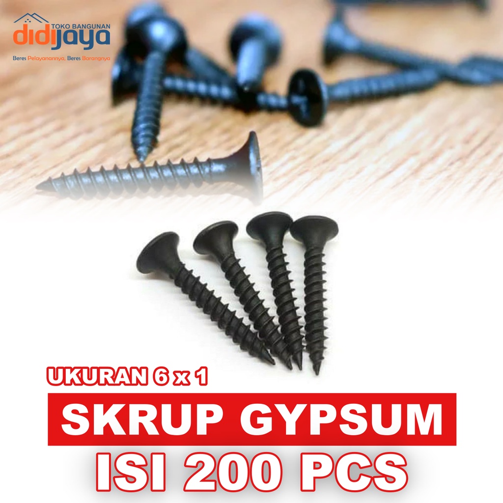 Jual Sekrup Gypsum Sekrup Gipsum Ukuran X Drywall Screw Isi