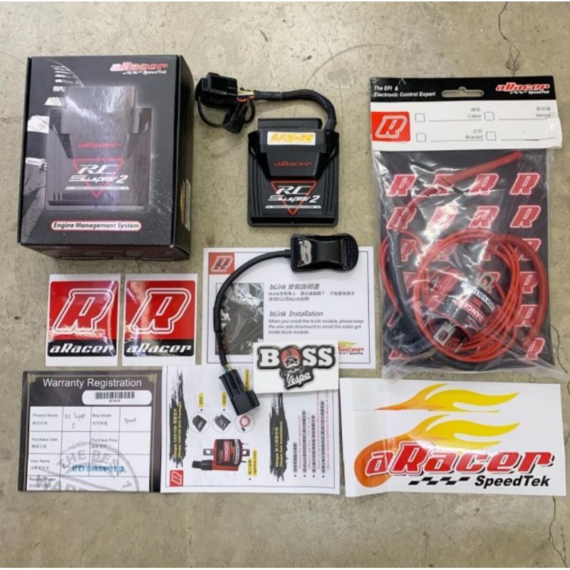 Jual Ecu racing aRacer speedTek RCsuper2 + koil vespa sprint prima gts ...