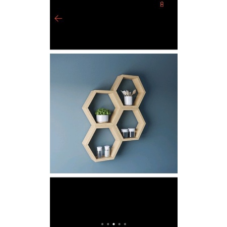 Jual Rak Finding Hexagonal kayu Belanda Satuan | Shopee Indonesia