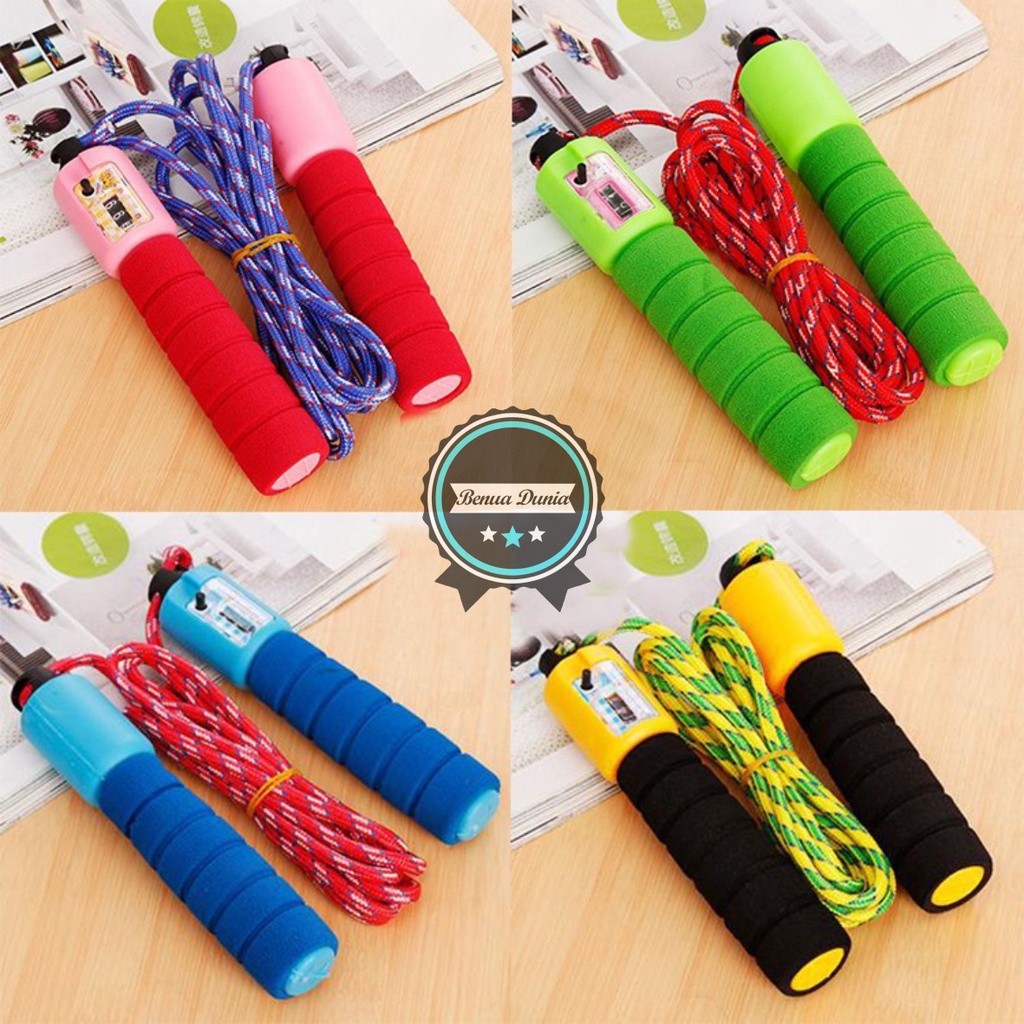 Jual RT30 Tali lompat jump skipping skiping speed digital with counter ...