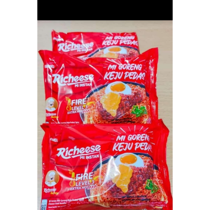 Jual MIE RICHEESE KEJU LEVEL 0,3,5 FREE BUBBLE WRAP/KARDUS | Shopee ...