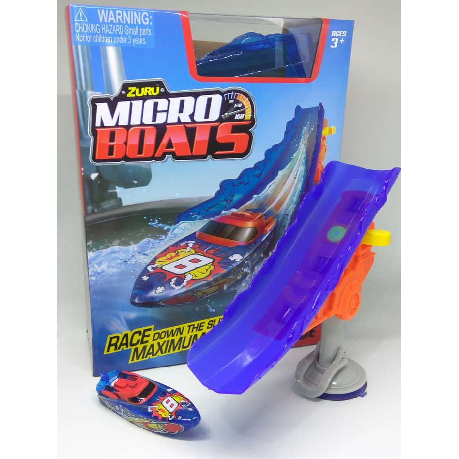 Zuru micro sale boats water slide