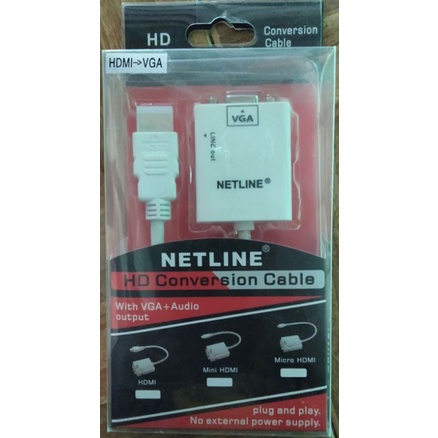 Jual HDMI - VGA (Netline) | Shopee Indonesia
