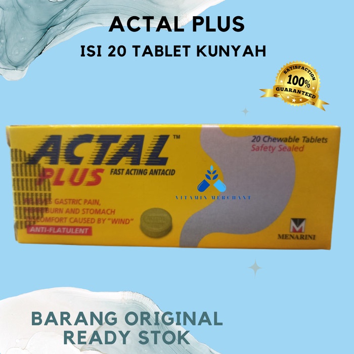 Jual Actal Plus Fast Acting antacid, 20s (SINGAPORE) Shopee Indonesia