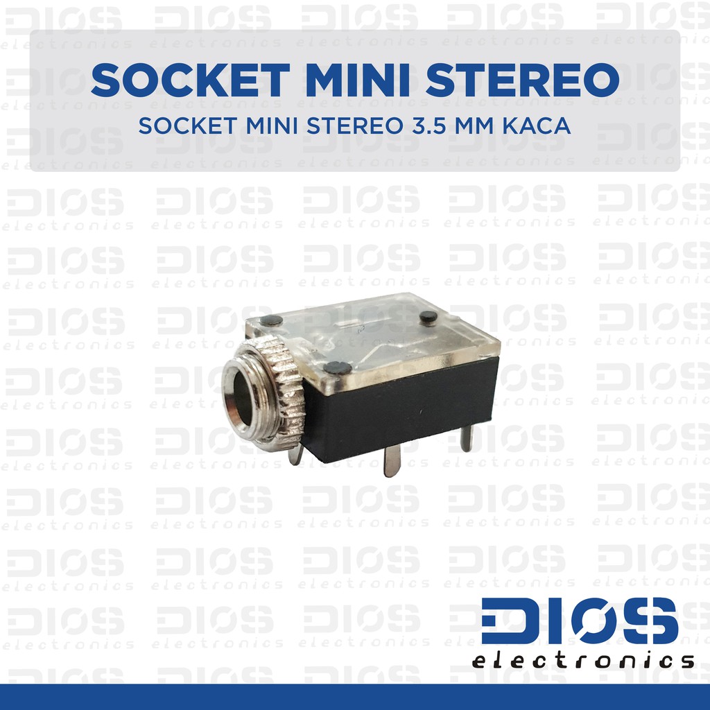 Jual Socket Mini Stereo 3.5 mm Chasis Kaca Plastik | Shopee Indonesia