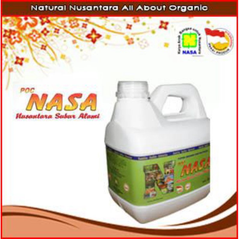 Jual POC NASA Pupuk Organik Cair Kemasan 3 Liter Original Nasa | Shopee ...