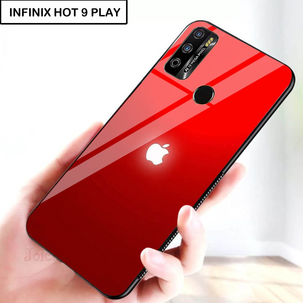 Case Infinix Hot Play (Softcase Glass Kaca) Infinix Hot Play (Case Hp)  Infinix Hot Play (S01)