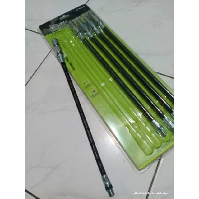 Jual NEPEL GREASE GUN HOSE POMPA GEMUK SELANG TEKIRO TOOLS JAPAN