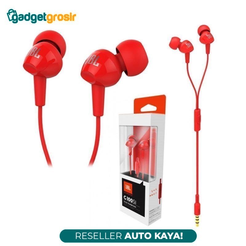 Jual JBL Headset C100SI Superbass Jack 3,5mm Musik Audio With Mic