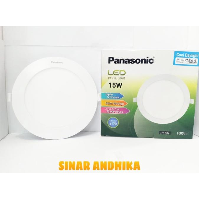 Jual Lampu Led Panel Downlight Slim Panasonic Bulat Watt Nnp