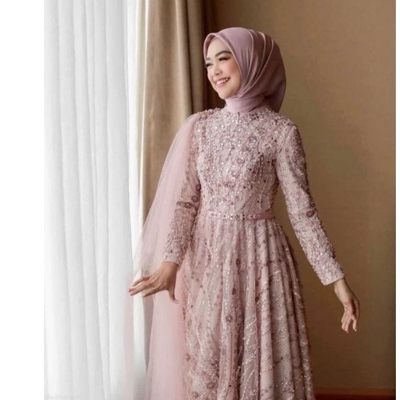 Jual Dress Gaun Gaun Pesta Gaun Hijab Guan Wisuda Gaun Lamaran Gamis Brokat Gaun Akad