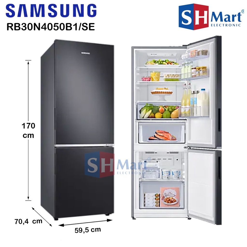 Jual KULKAS SAMSUNG 2 PINTU RB30N4050B1 RB30N BOTTOM FREEZER KAPASITAS