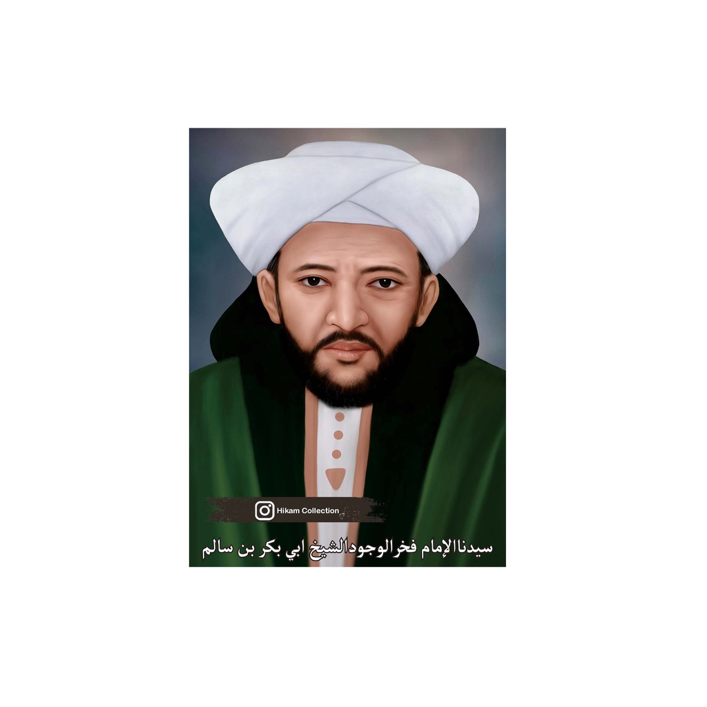 Jual POSTER AL-HABIB SYECKH ABU BAKAR BIN SALIM INAT. UK.A3+ SUDAH DI ...