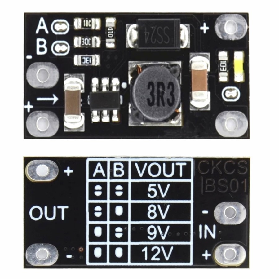 Jual Module Step Up Boost Converter Menaikan Tegangan 3V 3.7V 5V Ke 9V ...