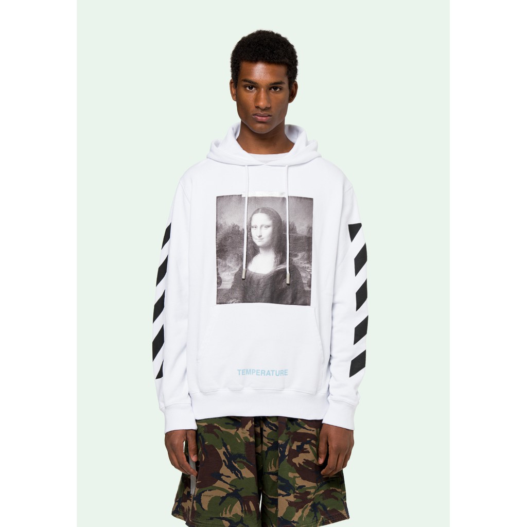 HOODIE JUMPER OFF WHITE JUSTIN BIEBER MONALISA EDITION BEST QUALITY XAVIER CLOTH JACKET