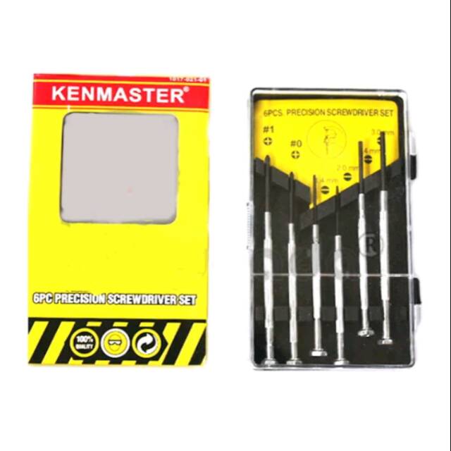 Jual KENMASTER 6 pcs Screwdriver Set | Shopee Indonesia