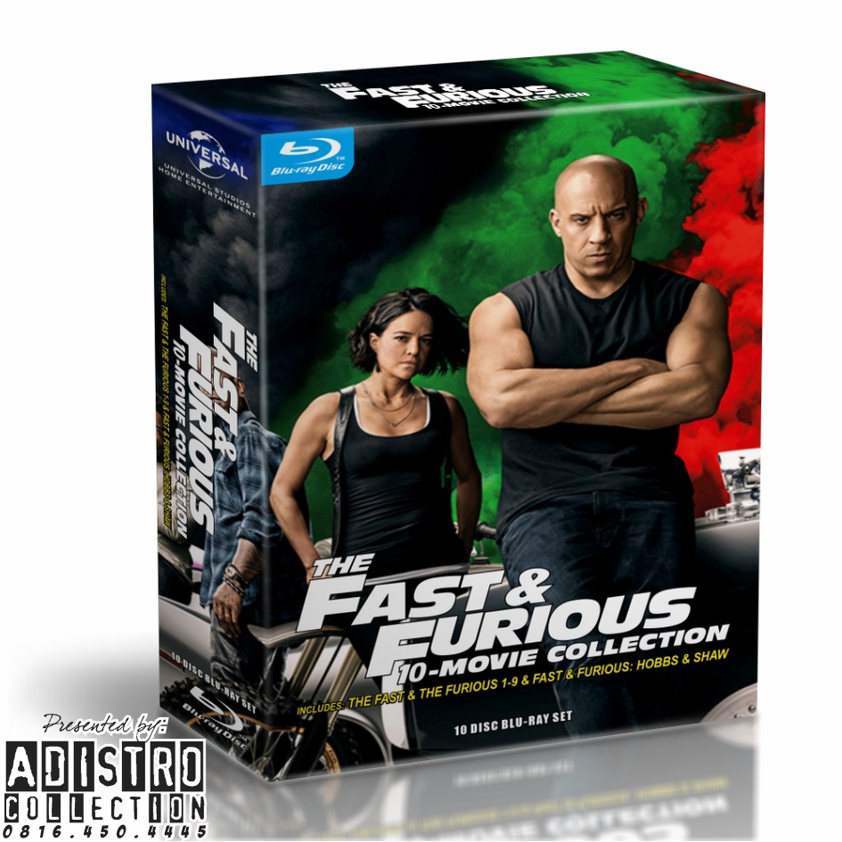 Jual Film BluRay THE FAST AND THE FURIOUS Edisi BOX SET COMPLETE Shopee Indonesia