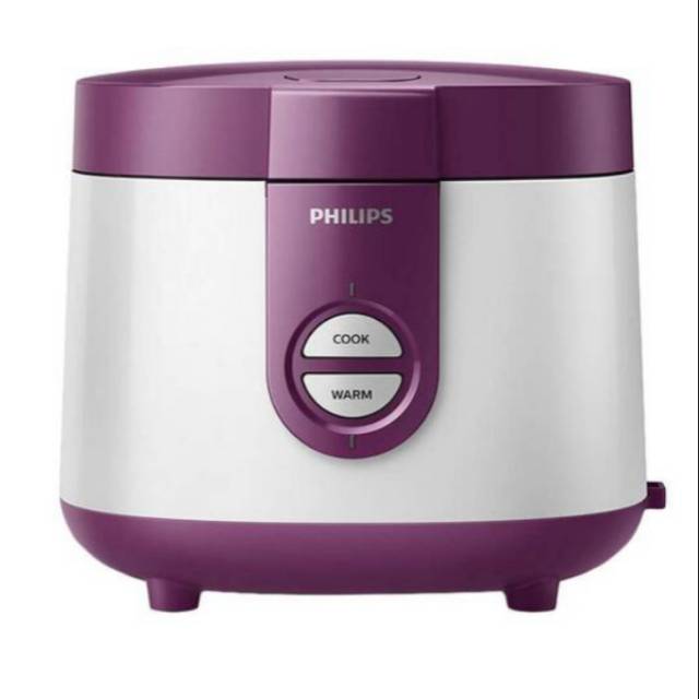 Jual PHILIPS HD3116/30 Basic Rice Cooker Ungu [1 L] Ungu 100 ORI