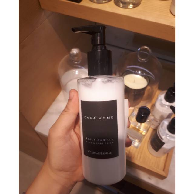 Jual Handbody cream Zara home 250ml Black Vanilla /hand and body lotion