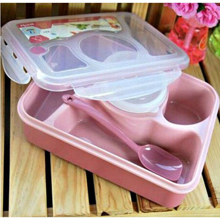 Jual LUNCH BOX YOOYEE Kotak Makan Sup 4 Sekat Bento Shopee Indonesia