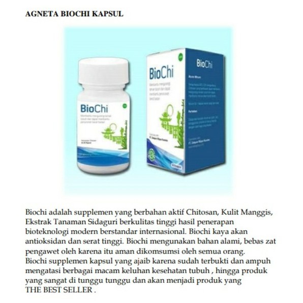 Jual Kapsul Herbal kesehatan AGNETA BIOCHI | Shopee Indonesia