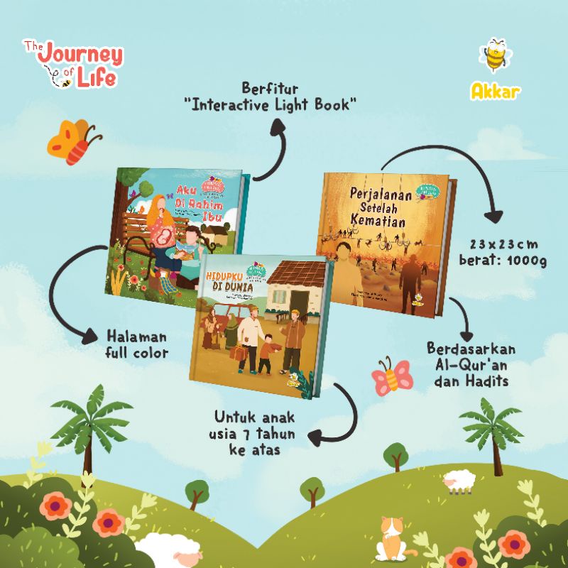 Jual Paket Buku The Journey Of Life I Buku Berfitur Senter | Shopee ...