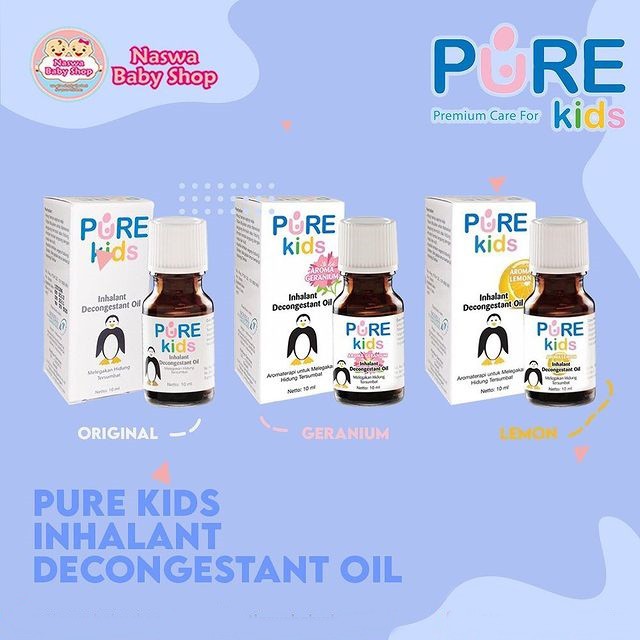 Jual Pure Kids Inhalant Decongestant Oil 10ml | Shopee Indonesia