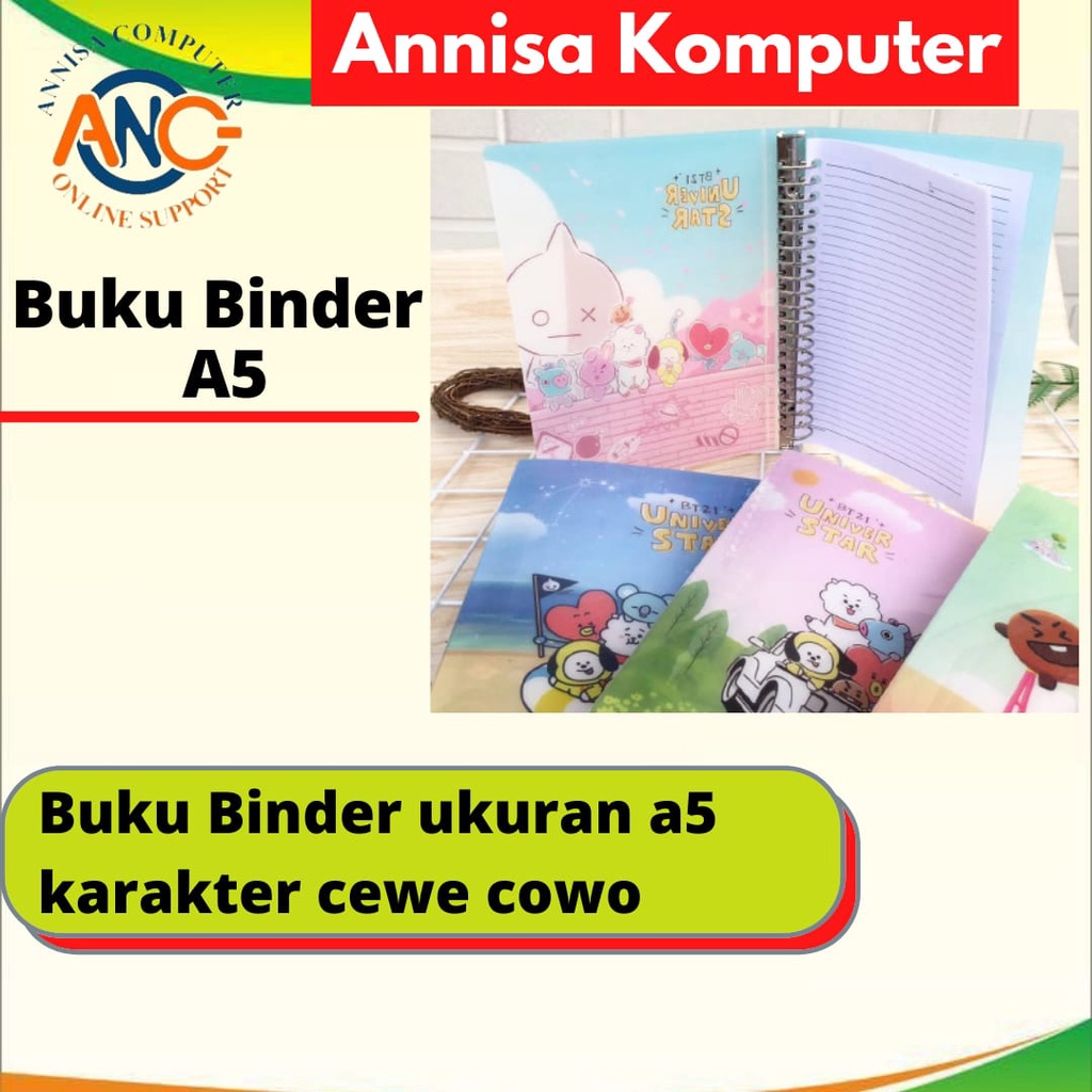 Jual BUKU BINDER A5 / B5 / Cover Binder / Campus / Binder Karakter ...