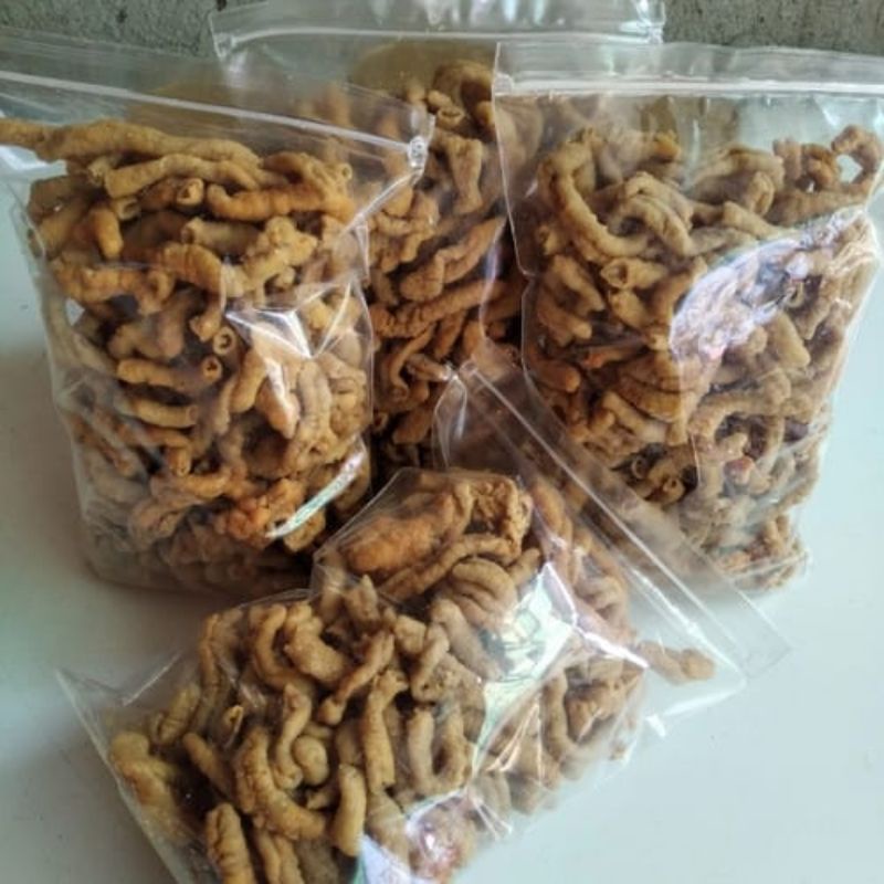 Jual Usus Kulit Ayam Krispy Kemasan Plastik 500 Gram Shopee Indonesia