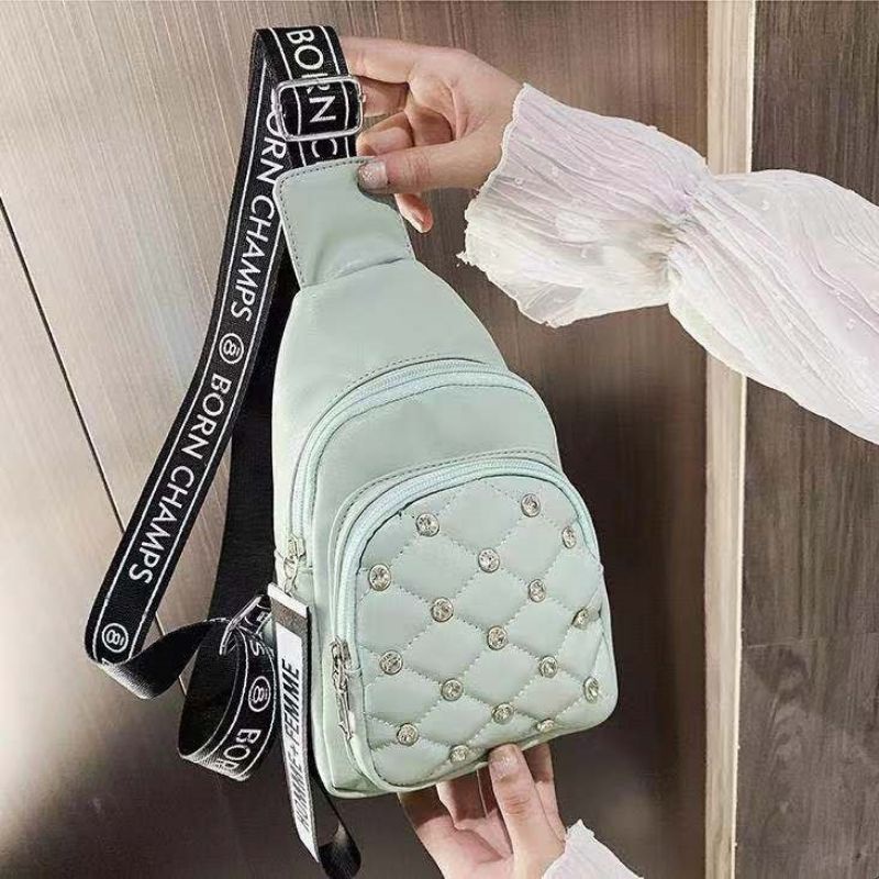 Jual WAIST BAG WANITA CANTIK AMOND Shopee Indonesia