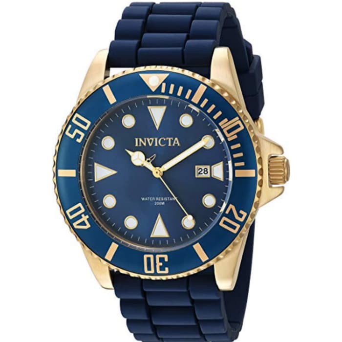 Jual Invicta Pro Diver Watch with blue Silicone Strap Shopee Indonesia