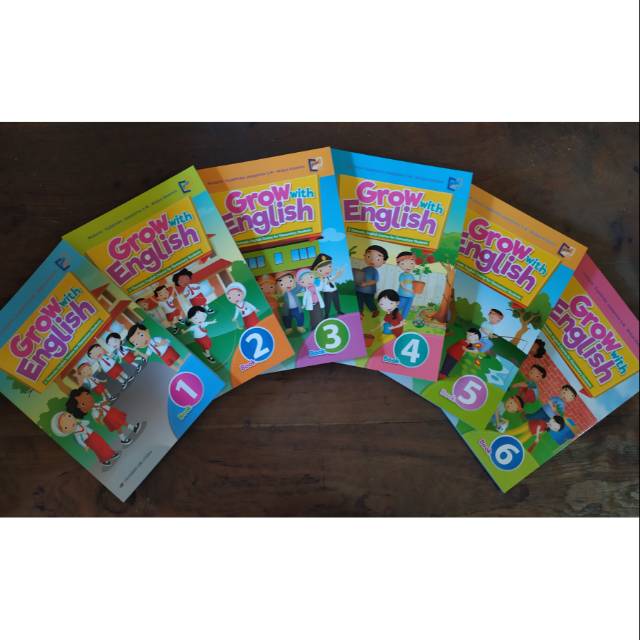 Jual GROW WITH ENGLISH KELAS 1 2 3 4 5 6 SD / MI BUKU BAHASA INGGRIS SD ...