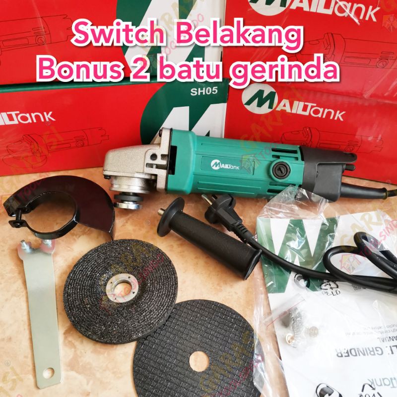 Jual mesin gerinda tangan 4 inch MAILTANK SH 05 mesin gurinda sh05