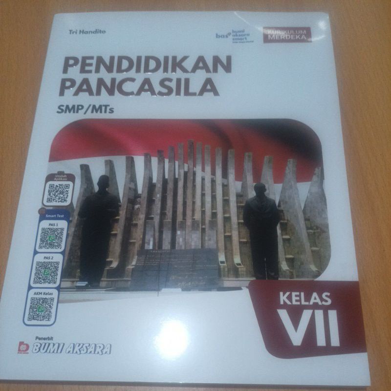 Jual ORI buku teks pendidikan Pancasila kurikulum merdeka untuk SMP/Mts ...