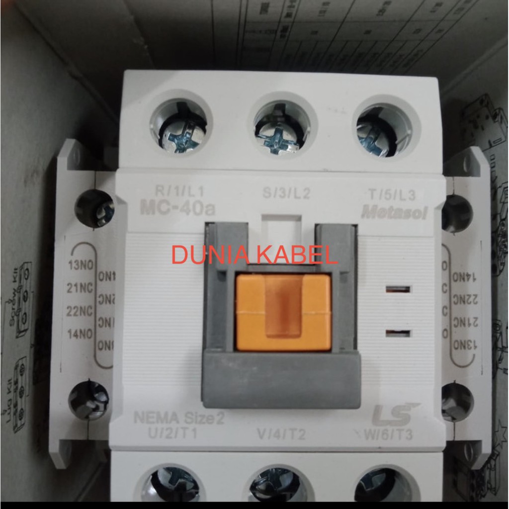 Jual Kontaktor / Magnetic Contactor MC-40a LS MC40a MC-40 MC 40a 220V ...