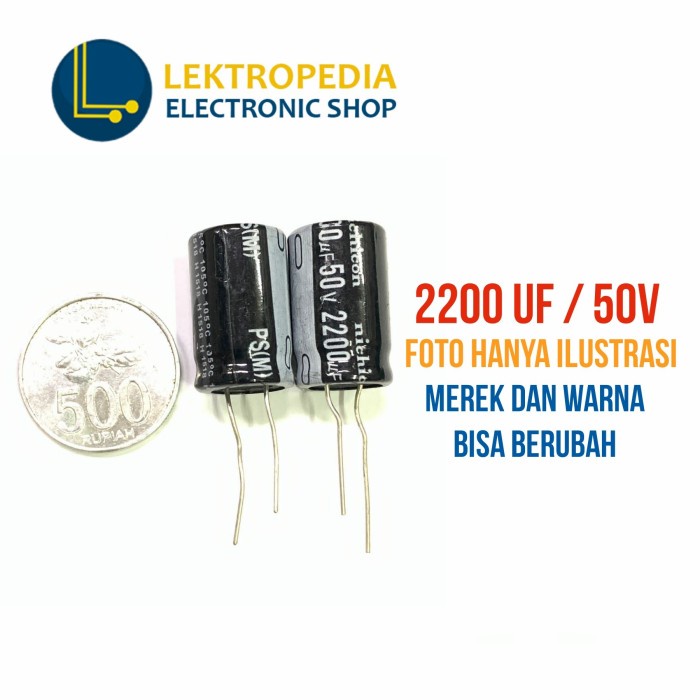 Jual Elco 2200uf 50v Kapasitor 2200 Uf Mikro 50 V Volt Elko 50volt Shopee Indonesia 2535