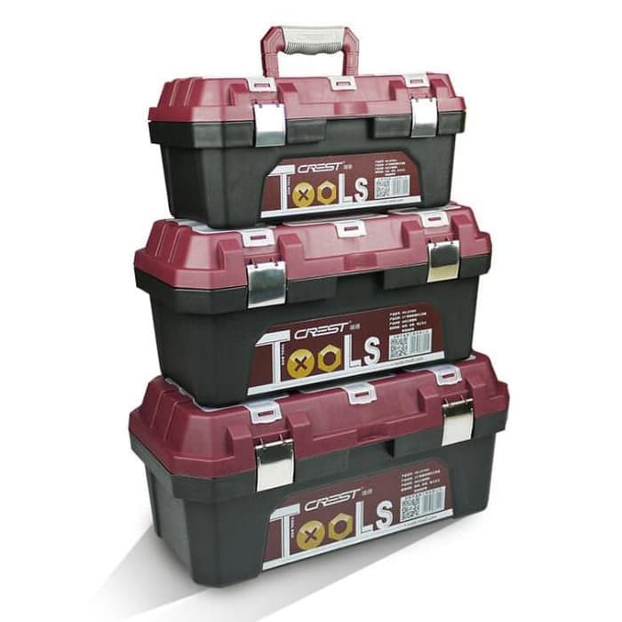 Jual CREST Tool Box Kotak Perkakas 14 Inch | Shopee Indonesia